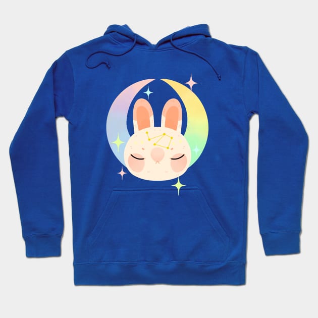 Moon Bunny Hoodie by Mofy